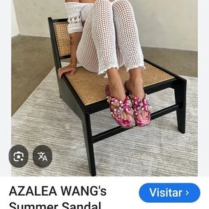 Pink Beaded Women's Sandals $Price 3 Pieces